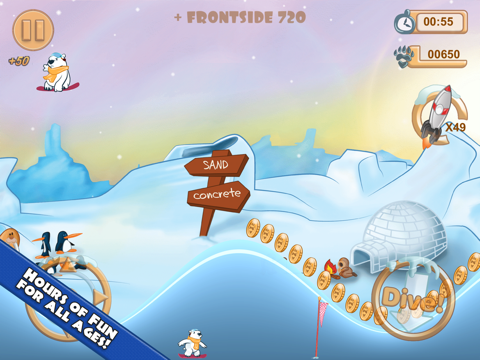 Screenshot #4 pour Snowboard Jeu Gratuit de Course, Jeux Gratuits, Application Gratuite - Jeux de Fille et Garçon