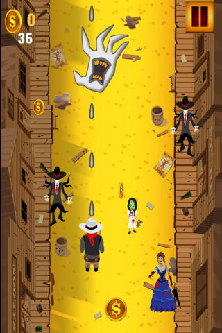 A Call of Monsters: Slender Man Zombies Vs Lone Cowboy - Free Shooting Game screenshot 4