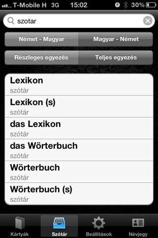 Szótanulás screenshot 4