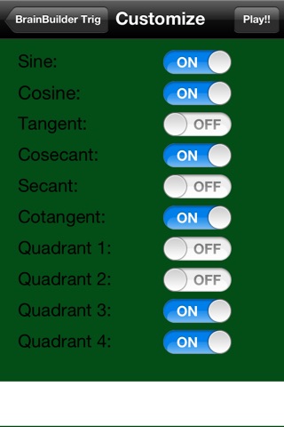 Brain Builder Trig screenshot 3