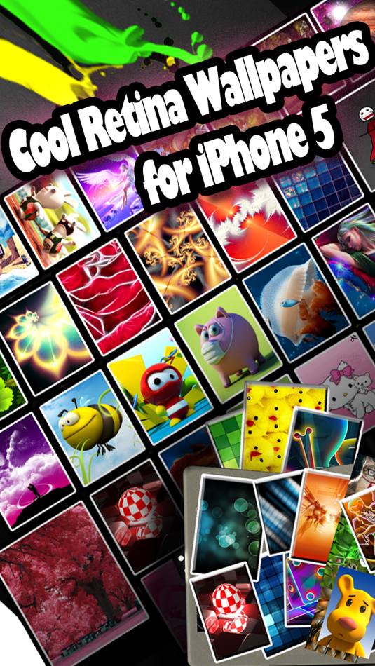 Cool Retina Wallpapers Pro for iPhone 5 - 1.2 - (iOS)