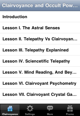 Clairvoyance and Occult Powers - Telepathy, Mind Reading and Crystal Gazing Explained screenshot 2