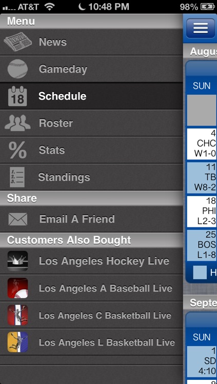 Los Angeles D Baseball Live