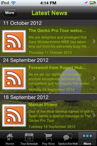 Gecko Pro Tour screenshot 4