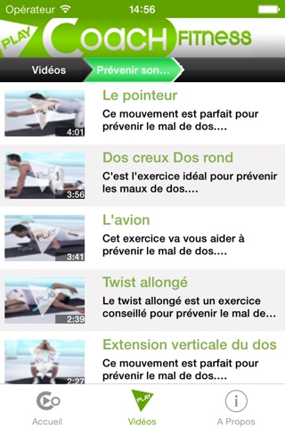 PlayCoach™ Fitness Mal de Dos screenshot 2