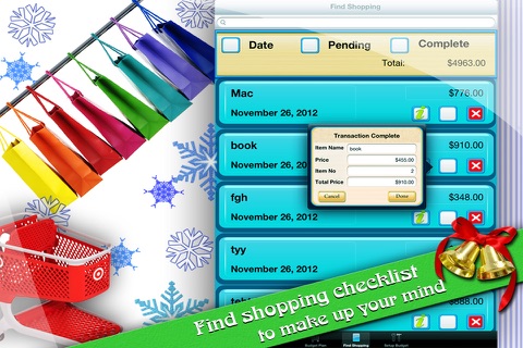 Xmas Shopping Cart screenshot 2