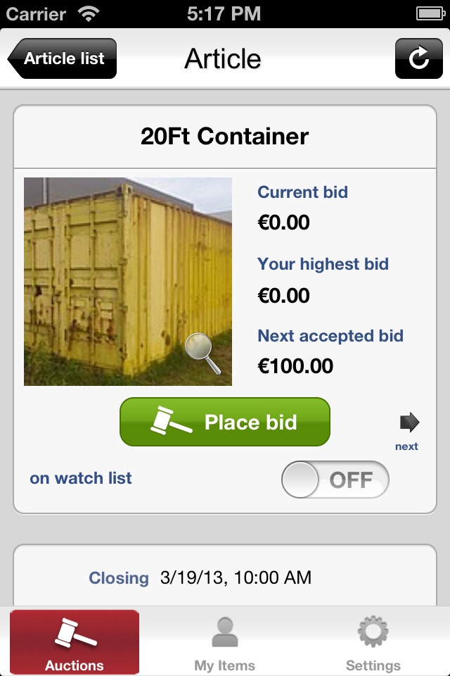 Surplex Auctions screenshot 3