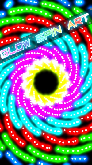 Glow Spin Art