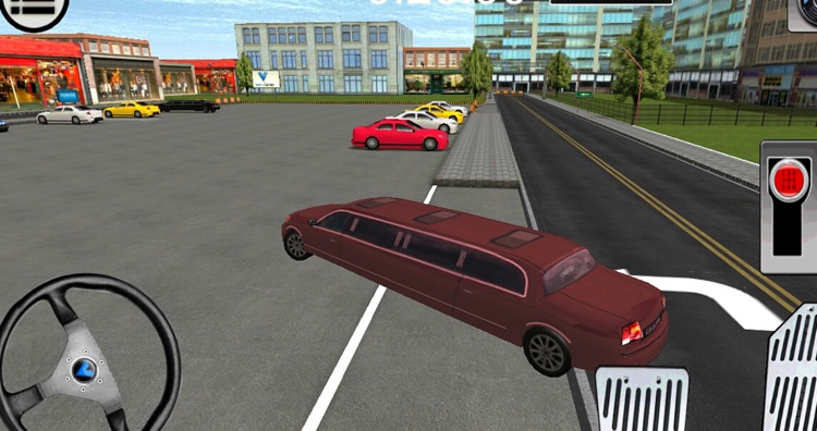 Limousine City Parking 3D