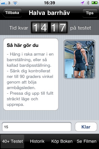 Ove Rytter 40 + träningstest screenshot 3