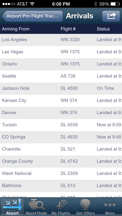 Salt Lake City Airport Info + Flight Tracker screenshot-3