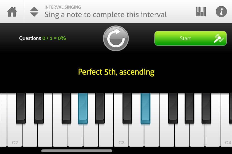 Auralia Interval Singing screenshot 2