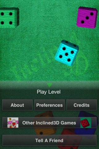 Inclined 3D Dice screenshot 2