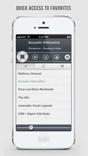 ‎OneTuner Pro Radio Player for iPhone, iPad, iPod Touch - tunein to 65 genre stream! Screenshot