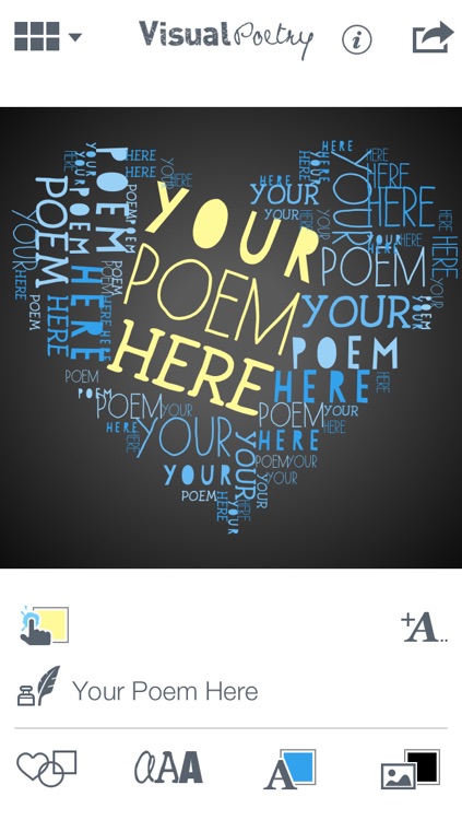 Visual Poetry - Word Collage screenshot-3