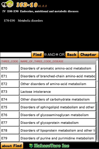 ICD10 HakaseTaro to Go screenshot 3