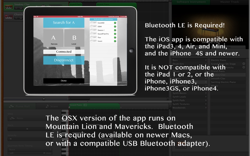 #3. Apollo MIDI over Bluetooth (macOS) Podle: Secret Base Design