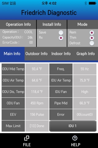 Friedrich Diagnostic screenshot 2