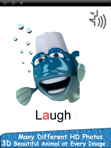Screenshot #4 pour Baby Hear & Read Verbs Lite - See, Listen and Spell with 3D Animals for Free - Best Game and Top Fun for Kids
