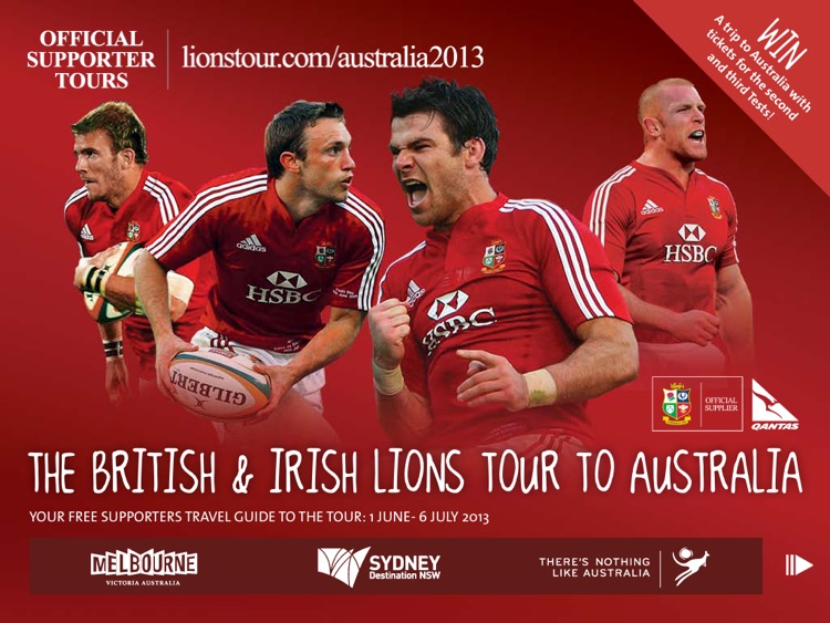 The British & Irish Lions Tour to Australia 2013