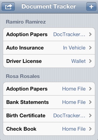 Document Tracker screenshot 2