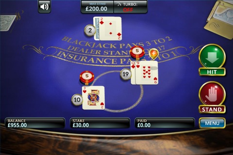 OpenBet Vegas Blackjack screenshot 3