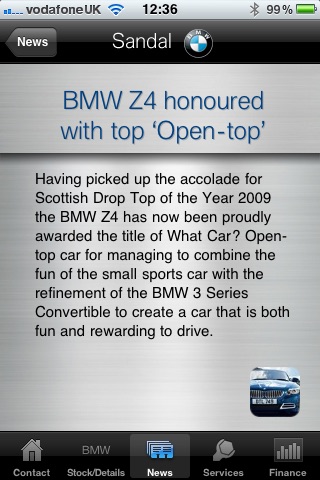 Sandal Huddersfield BMW screenshot 3