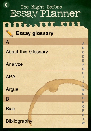 Essay Planner screenshot 4