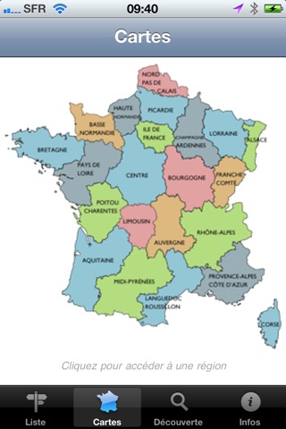 Départements et Régions de France screenshot 2