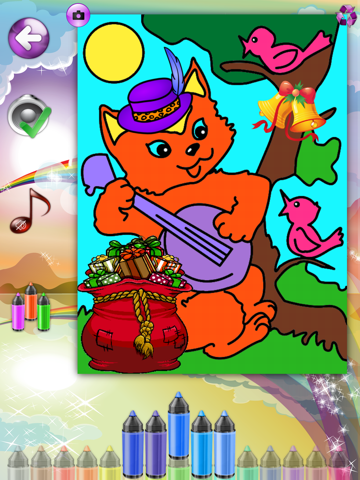 Screenshot #4 pour Chatons et Chats, Coloriages de Musique avec des Besoin Chaton pour les Filles et les Garcons, les Jeux Amusants et éducatifs pour les Enfants et Bébés