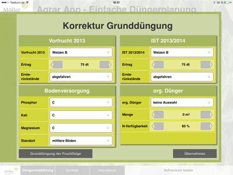 Agrar App - Einfache Düngerplanung screenshot 2