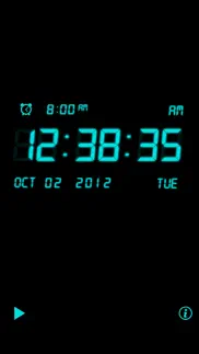 nuit horloge lite iPhone Captures Décran 1