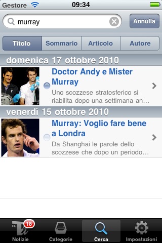 TennisItaliano screenshot 4