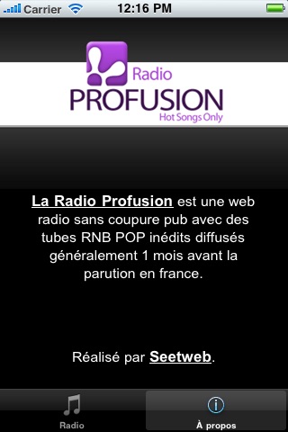 La Radio Profusion screenshot 2