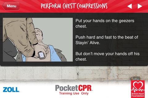 BHF PocketCPR screenshot 3