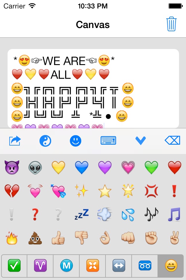 Emoji Keyboard 2 - Smiley Animations Icons Art & New Hot/Pop Emoticons Stickers For Kik,BBM,WhatsApp,Facebook,Twitter Messenger screenshot 2