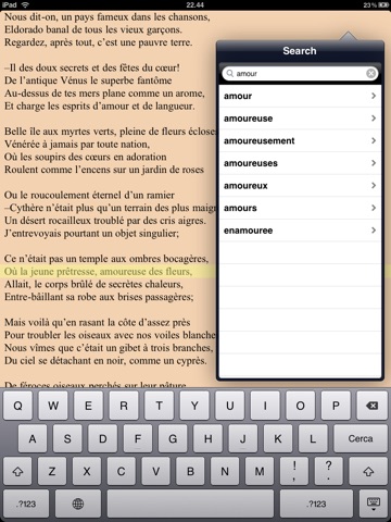 Baudelaire: Fleurs du Mal et d’autres poèmes for iPad screenshot 3