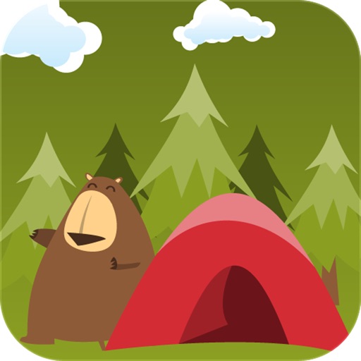 Peekaboo Camping - Hide and Seek Preschool fun icon