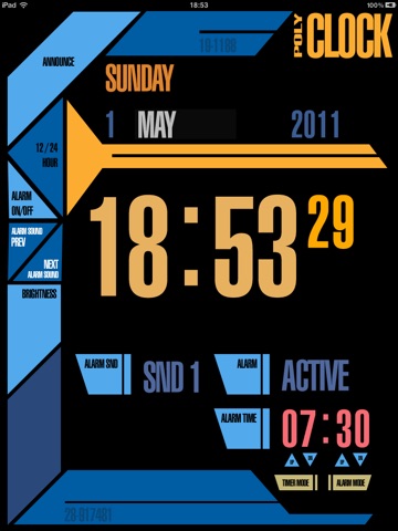 POLY Clock screenshot 2