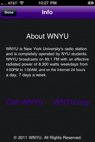 WNYU screenshot 2