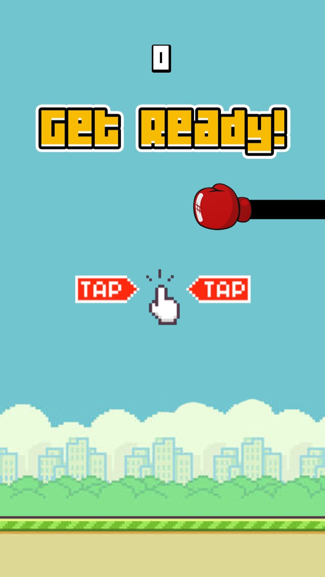 Flappy Punch FREE - The End of a Tiny 2048 Bird - by