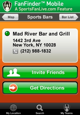 FanFinder - Sports Bar Locator screenshot-3
