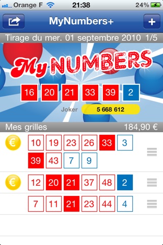 MyNumbers screenshot 2