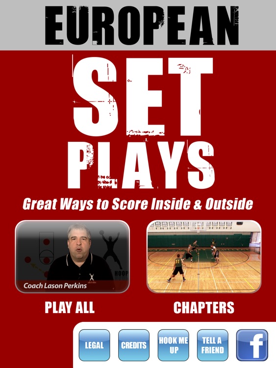 European Set Plays: International Championship Offense - With Coach Lason Perkins - Full Court Basketball Training Instruction - XL