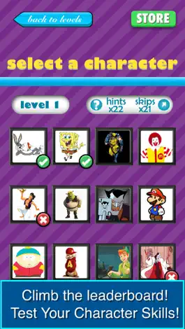 Game screenshot QuizCraze Characters - guess what's the hi color character in this mania logos quiz trivia game apk
