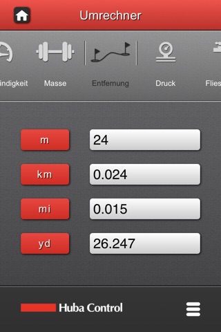 Einheitenumrechner Huba Control screenshot 3