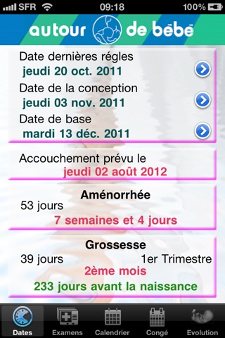 iGrossesse.ch screenshot 2