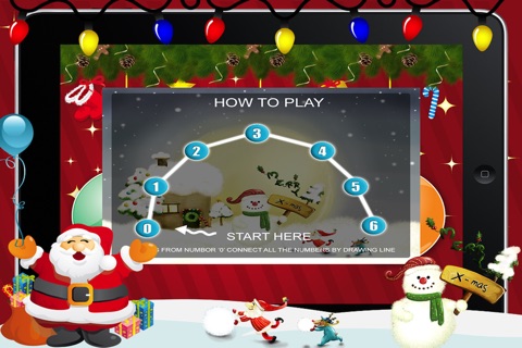 Christmas Connecting Numbers For Kids screenshot 2