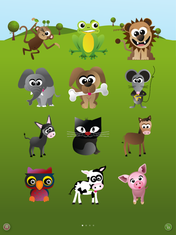 Heydooda! The kitty says: Hello animal kids iPad app afbeelding 2