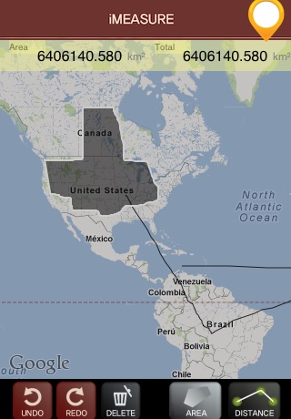 Finger Measure - Map Area & Distance Measurement screenshot 3